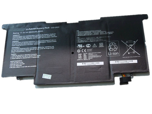 Recambio de Bateria de laptop ASUS UX31-Ultrabook-Series 