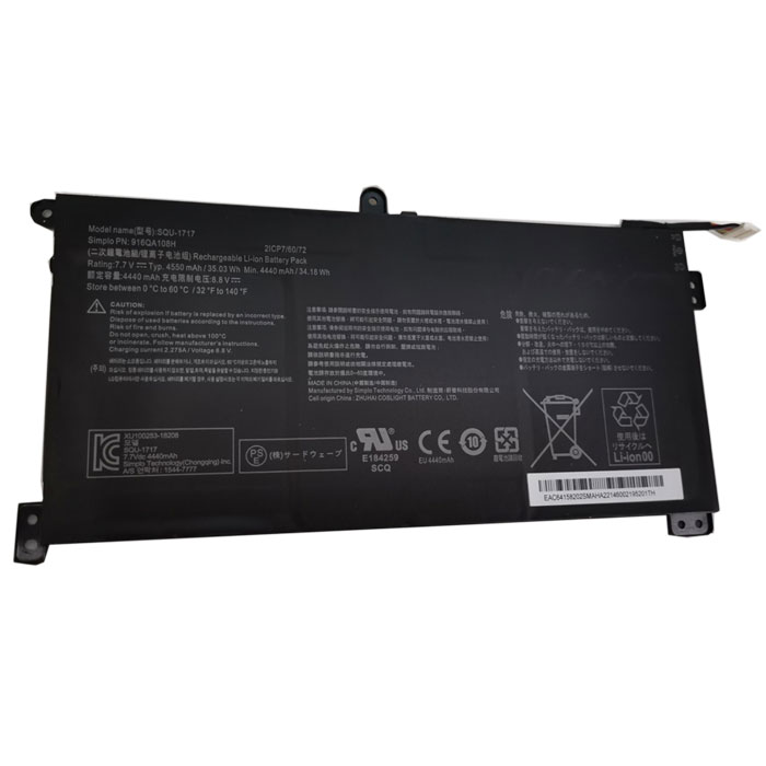Recambio de Bateria de laptop SIMPLO SQU-1717 