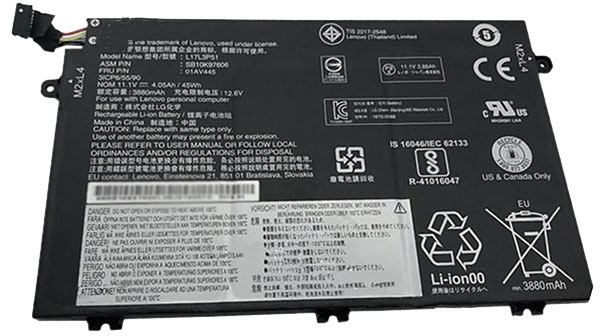Recambio de Bateria de laptop LENOVO 01AV445 