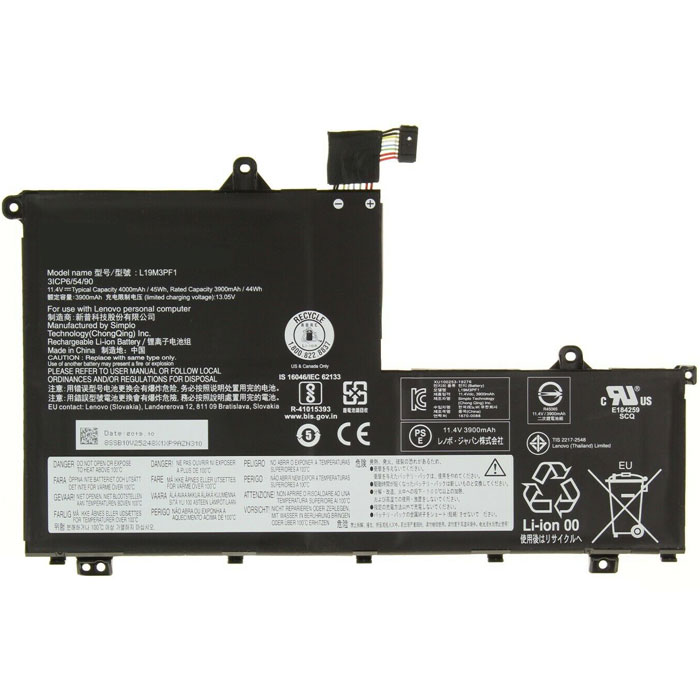 Recambio de Bateria de laptop LENOVO L19M3PF9 